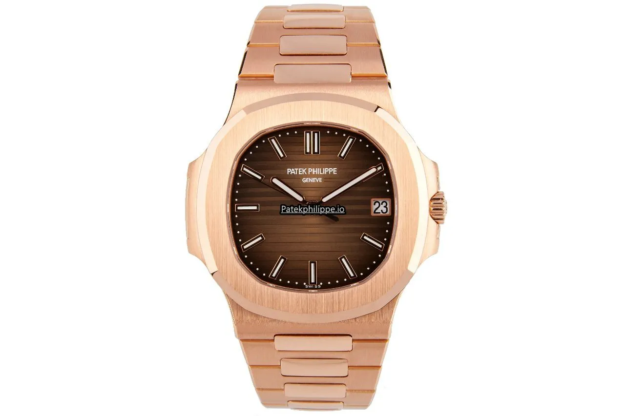 Alternative view of Patek Philippe Nautilus 5711/1r-001 40MM Rose Gold Case Automatic