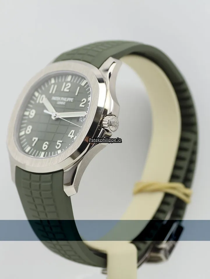 Alternative view of Patek Philippe Aquanaut 5168g-010 42.2MM White Gold Case Automatic