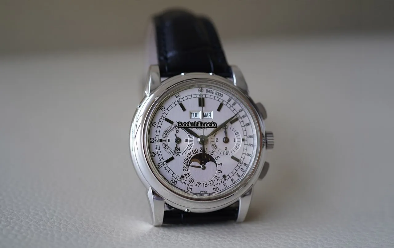 Patek Philippe Perpetual Calendar 5970g-001 40MM White Gold Case Manual Winding
