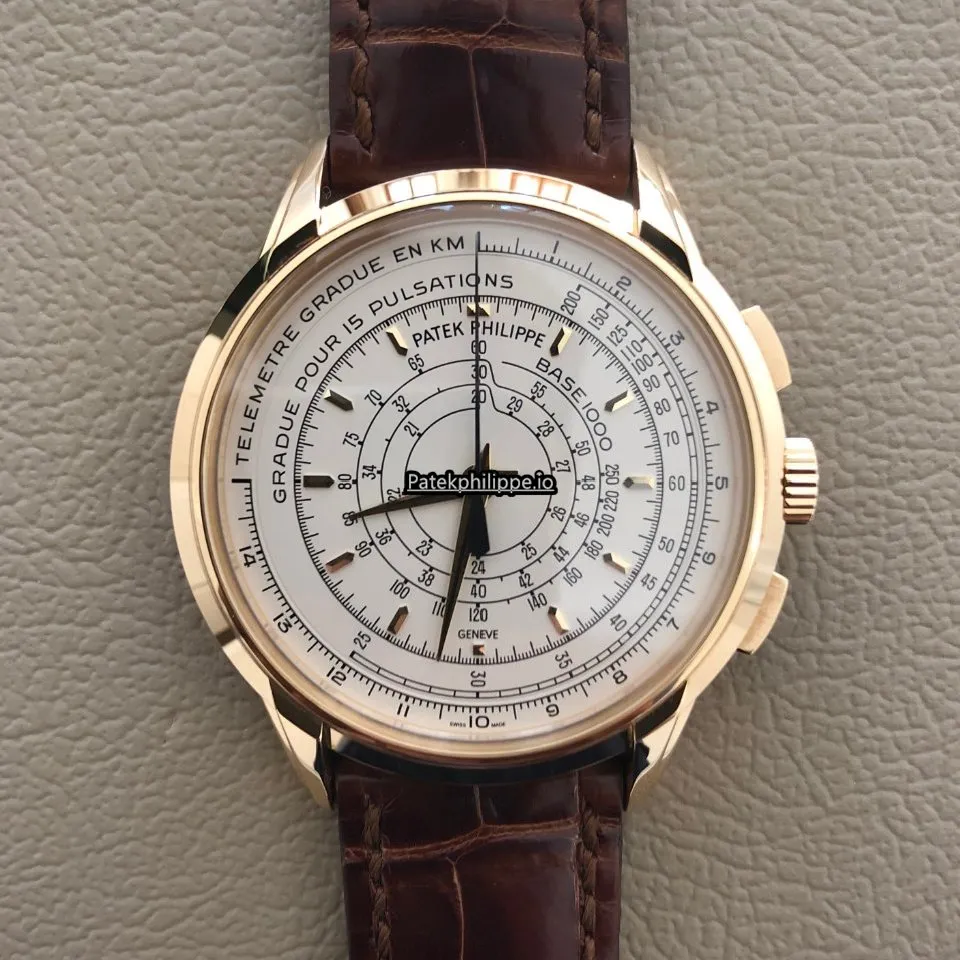 Patek Philippe Chronograph 5975j-001 40MM Yellow Gold Case Manual Winding