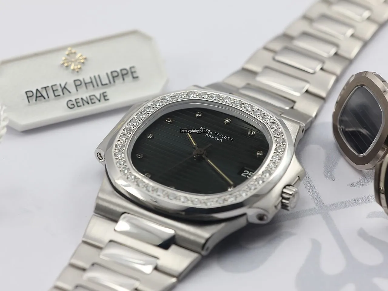 Patek Philippe Nautilus 3800/3p 37MM Platinum Case Automatic