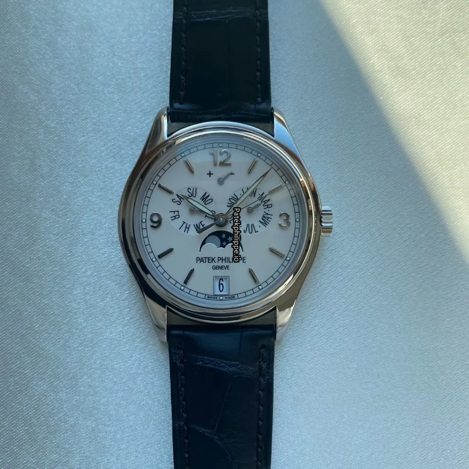 Alternative view of Patek Philippe Annual Calendar 5146g-001 39MM White Gold Case Automatic