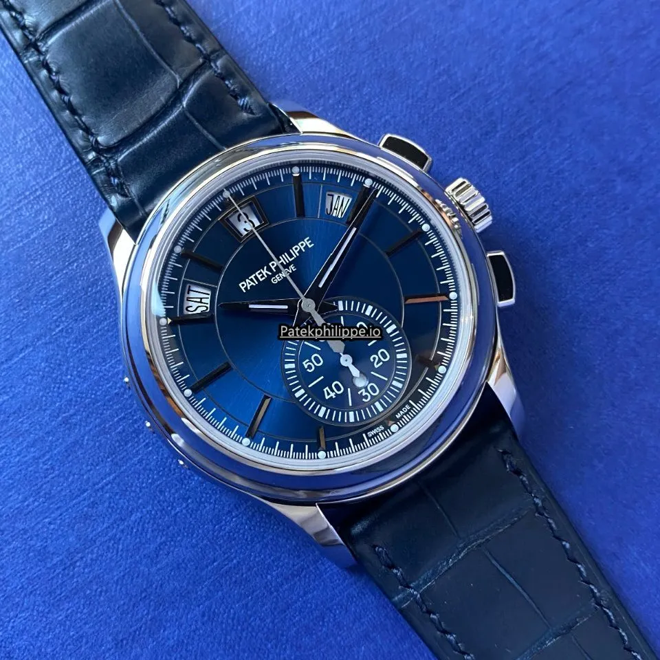 Alternative view of Patek Philippe Annual Calendar 5905p-001 42MM Platinum Case Automatic