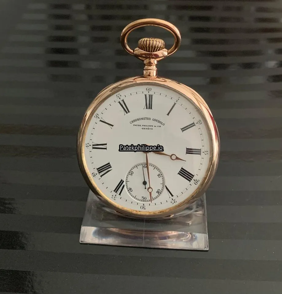 Alternative view of Patek Philippe Gondolo 56MM Rose Gold Case Manual Winding