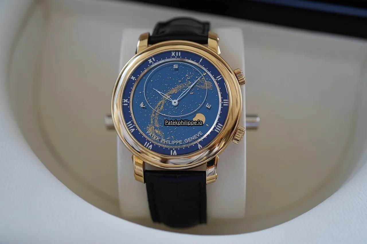 Alternative view of Patek Philippe Celestial 5102j-001 Yellow Gold Case Automatic