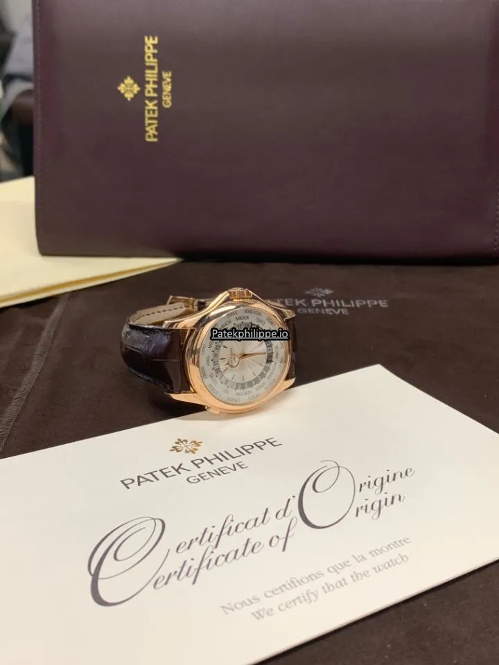 Alternative view of Patek Philippe Complications 5130r-001 39.5MM Rose Gold Case Automatic Movement
