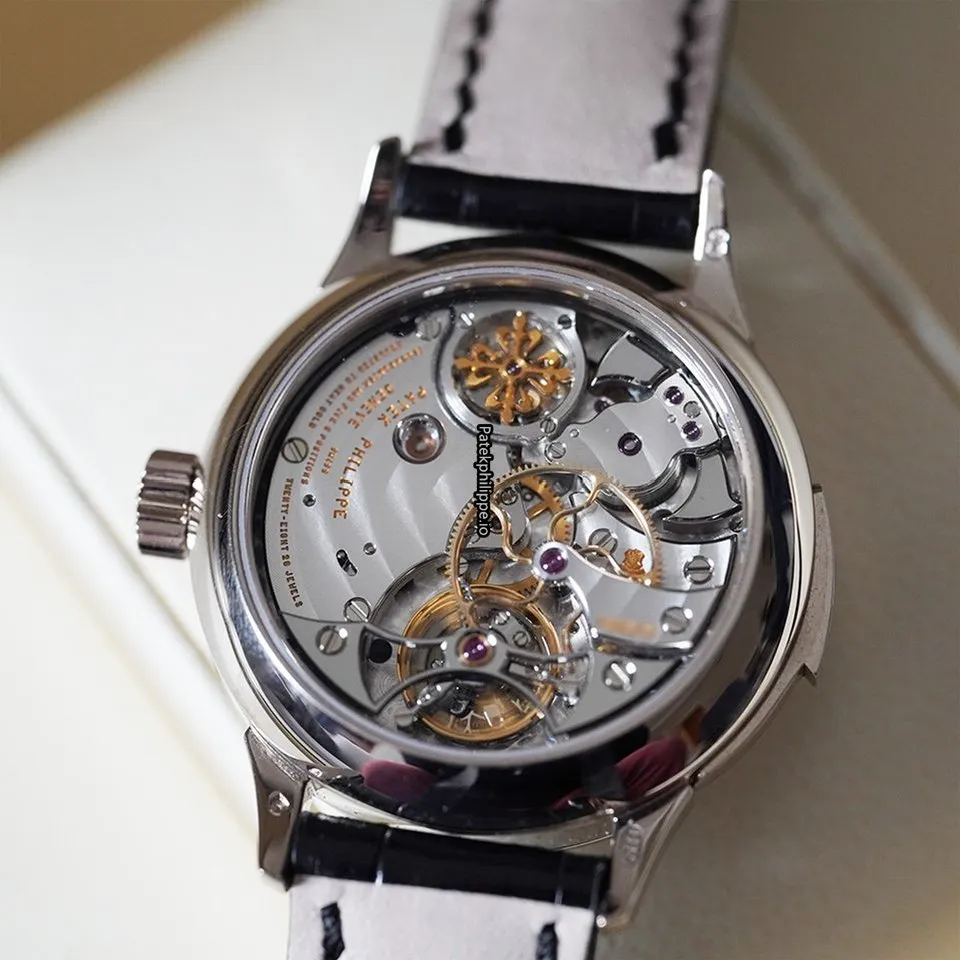 Alternative view of Patek Philippe Minute Repeater 3939hg-001 34MM White Gold Case Manual Winding