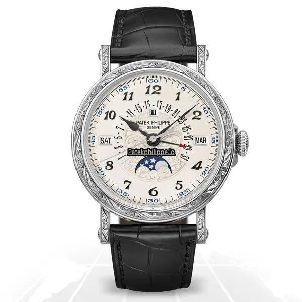 Patek Philippe Perpetual Calendar 5160/500g-001 38MM White Gold Case Automatic