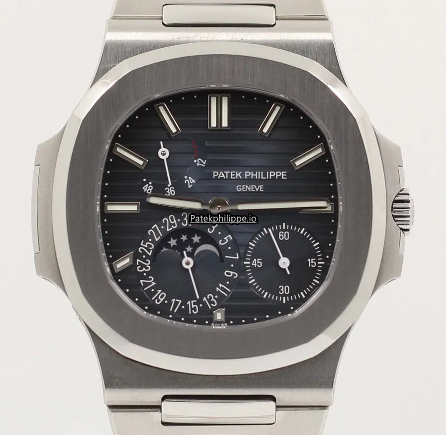 Alternative view of Patek Philippe Nautilus 5712/1a-001 40x38MM Steel Case Automatic