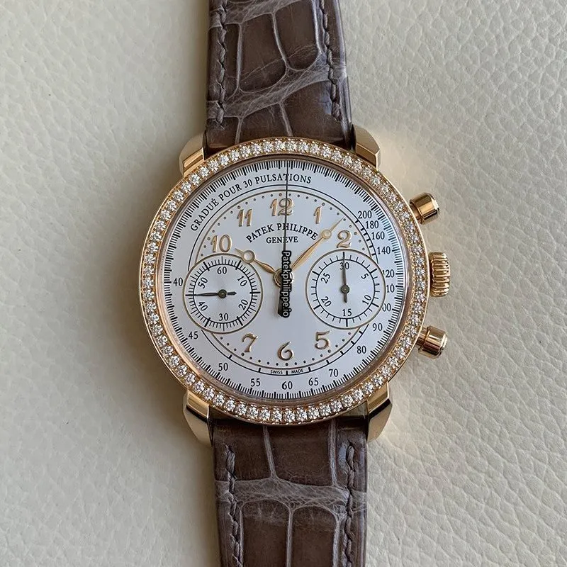Patek Philippe Chronograph 7150/250r-001 38MM Rose Gold Case Manual Winding