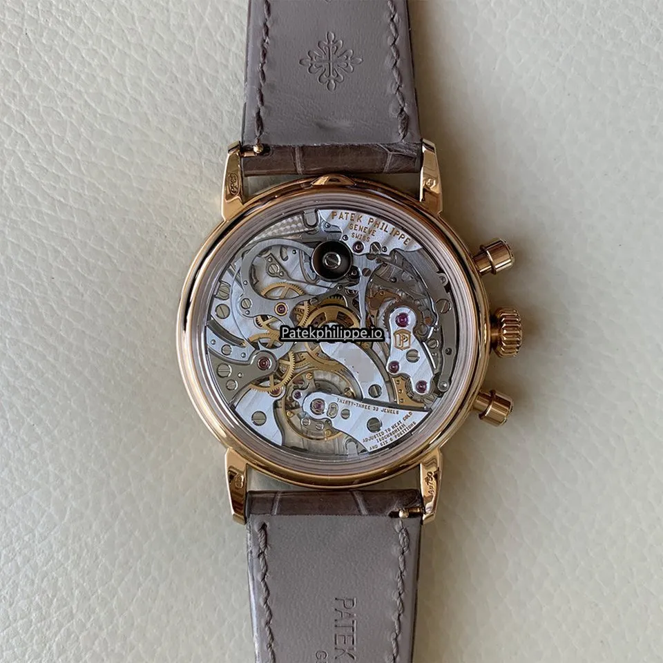Alternative view of Patek Philippe Chronograph 7150/250r-001 38MM Rose Gold Case Manual Winding