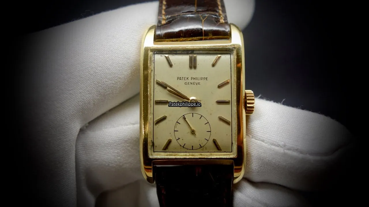 Alternative view of Patek Philippe 2434 25x40MM Yellow Gold Case Manual Winding