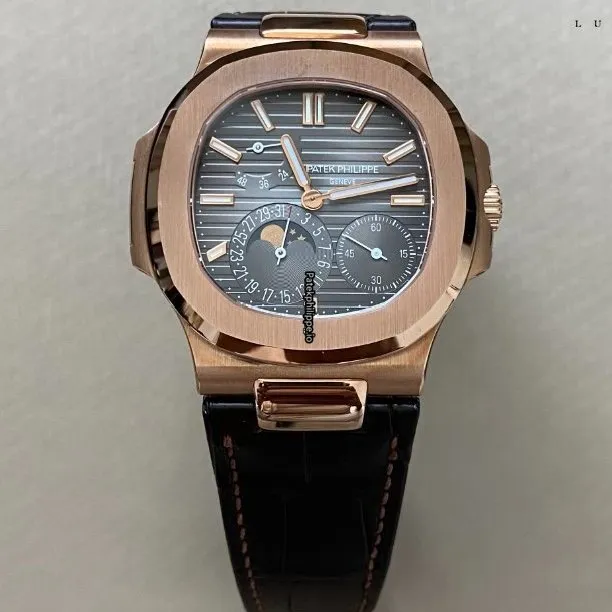 Alternative view of Patek Philippe Nautilus 5712r-001 40MM Rose Gold Case Automatic