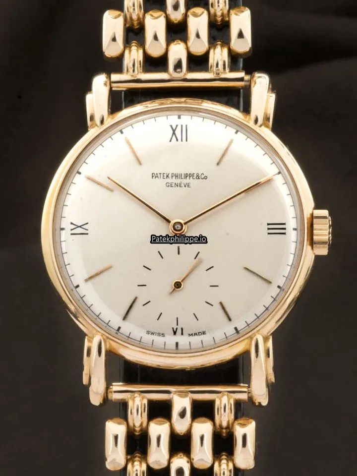 Patek Philippe Calatrava 1571 36MM Rose Gold Case Manual Winding