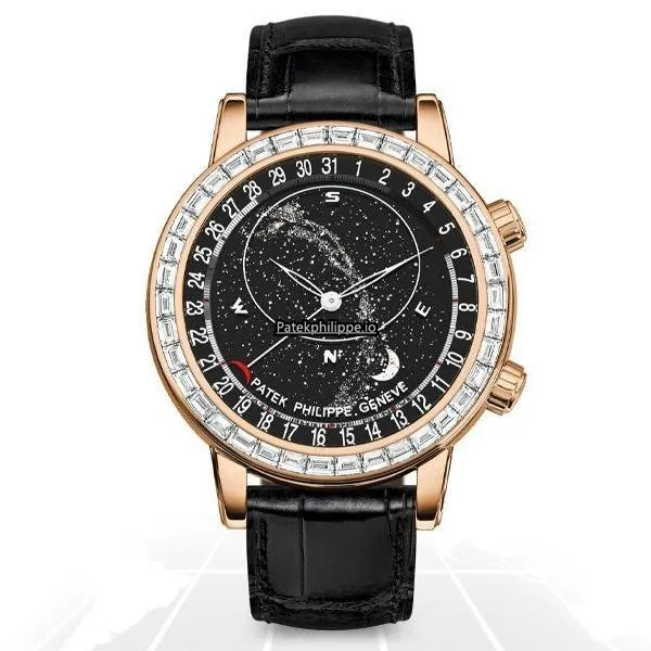 Patek Philippe Celestial 6104r-001 44MM Rose Gold Case Automatic