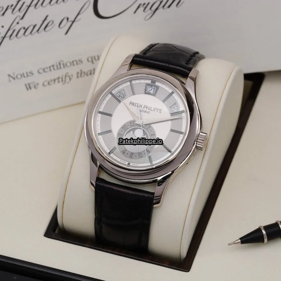 Patek Philippe Annual Calendar 5205g-001 40MM White Gold Case Automatic