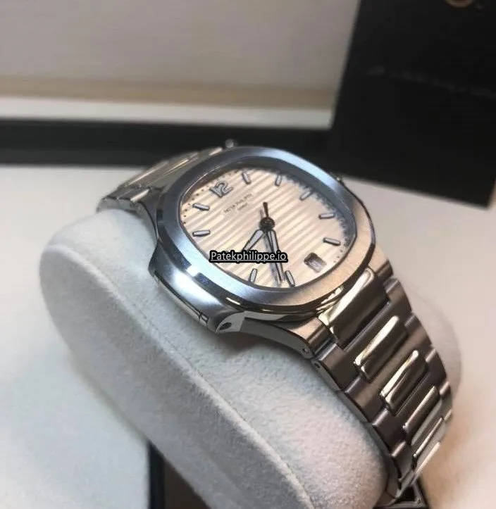 Alternative view of Patek Philippe Nautilus 7118/1a-010 35.2MM Steel Case Automatic