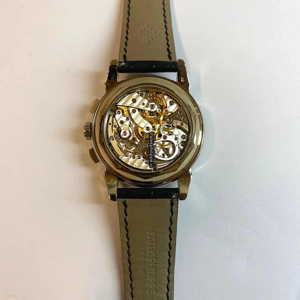 Alternative view of Patek Philippe Perpetual Calendar 5270g-014 41MM White Gold Case Manual Winding