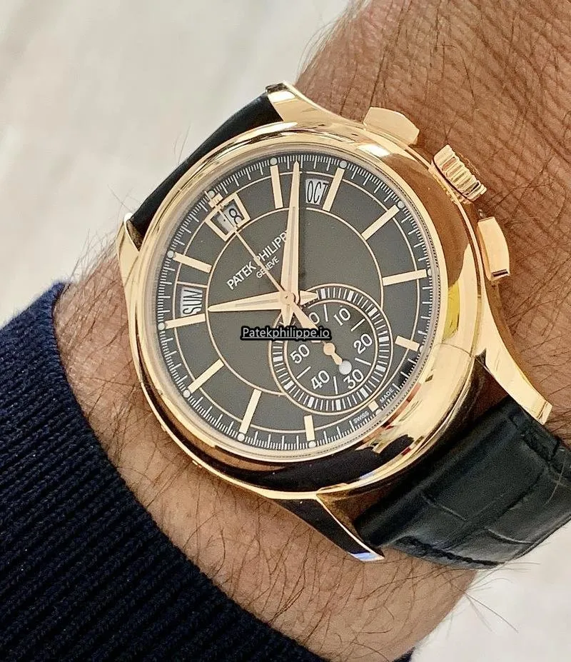 Alternative view of Patek Philippe Annual Calendar 5905r-001 42MM Rose Gold Case Automatic