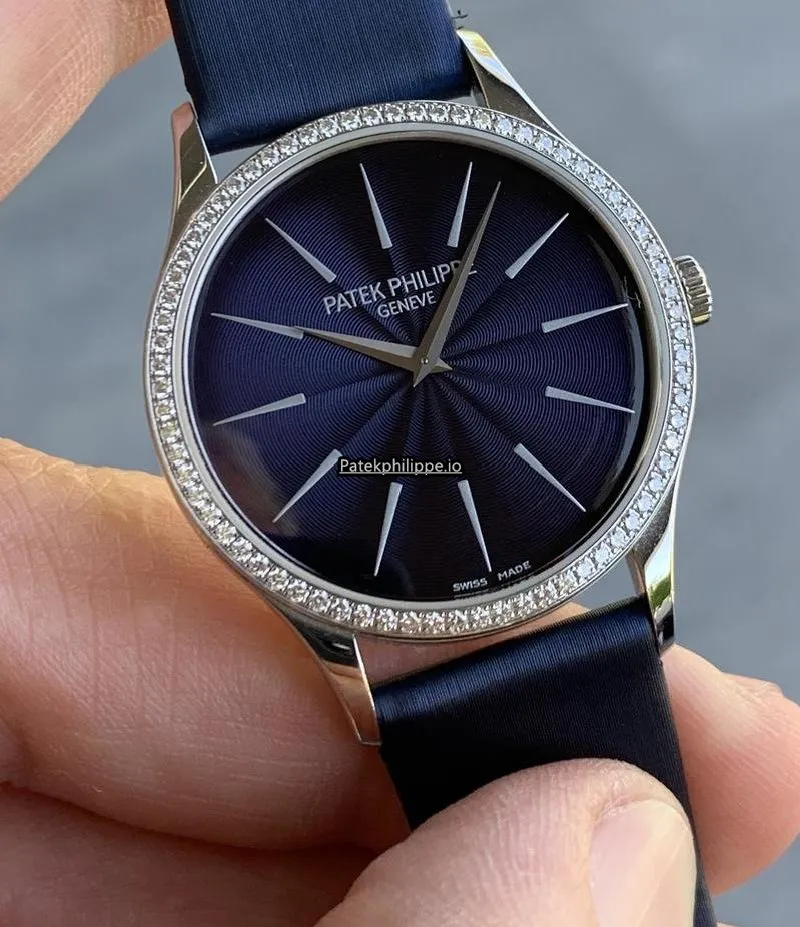 Alternative view of Patek Philippe Calatrava 4897g-001 33MM White Gold Case Manual Winding