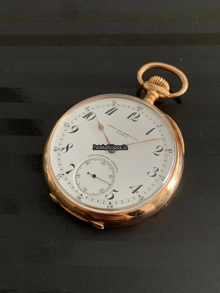 Alternative view of Patek Philippe Gondolo 168.xxx 52MM Rose Gold Case Manual Winding