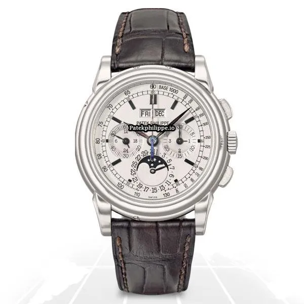 Patek Philippe Perpetual Calendar 5970g-001 40MM White Gold Case Manual Winding