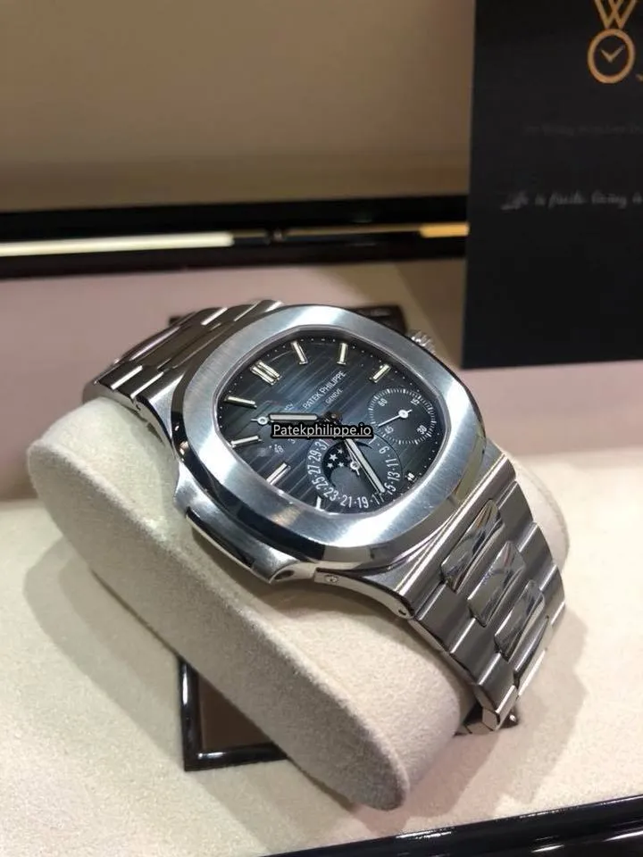 Alternative view of Patek Philippe Nautilus 5712/1a-001 40x38MM Steel Case Automatic