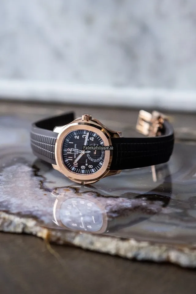 Patek Philippe Aquanaut 5164r-001 40.8MM Rose Gold Case Automatic