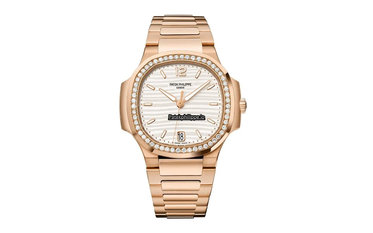 Patek Philippe Nautilus 7118/1200r-001 35.2MM Rose Gold Case Automatic