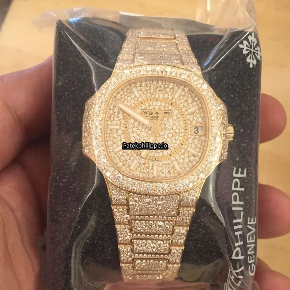 Patek Philippe Nautilus 7021/1r-001 33.6MM Rose Gold Case Automatic