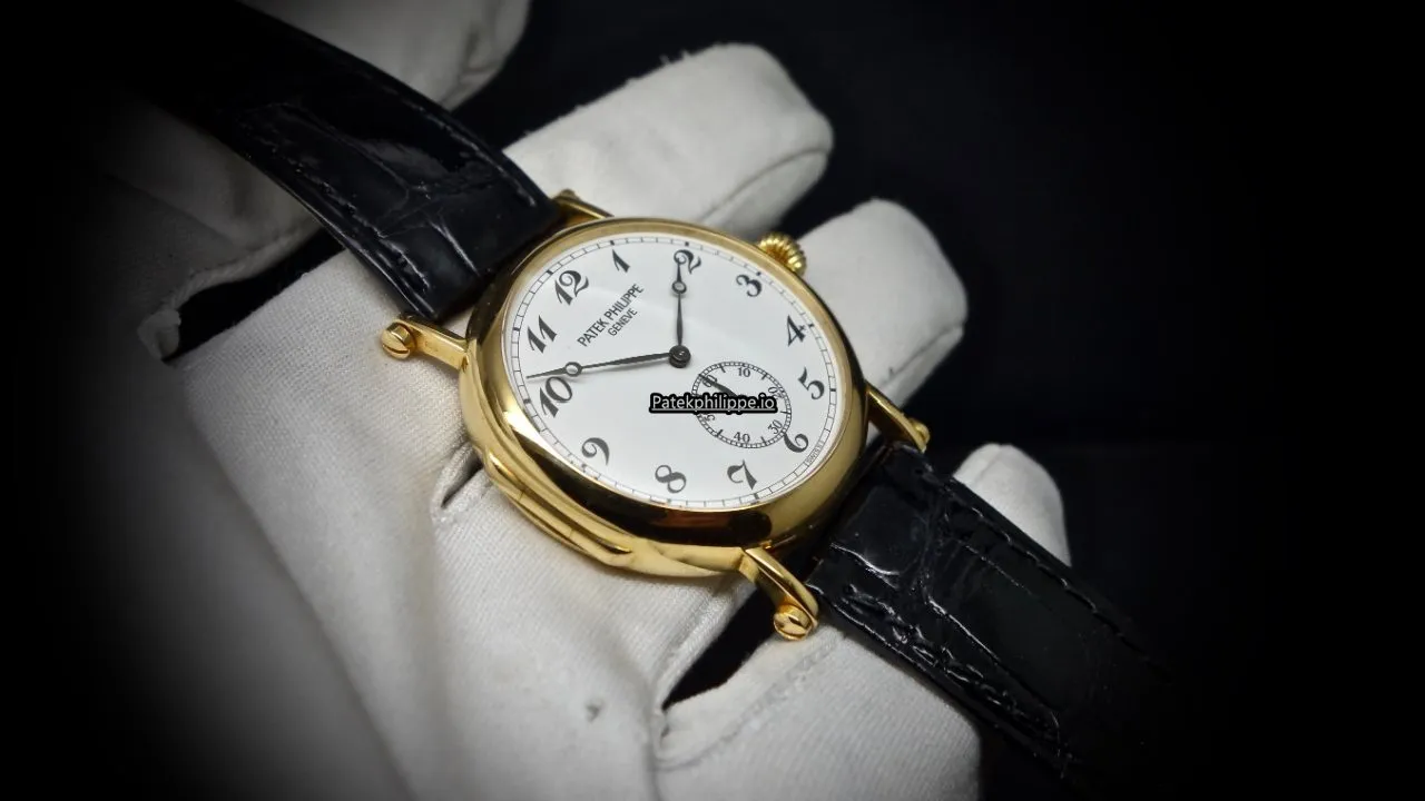 Alternative view of Patek Philippe Calatrava 3960j 33MM Yellow Gold Case Manual Winding
