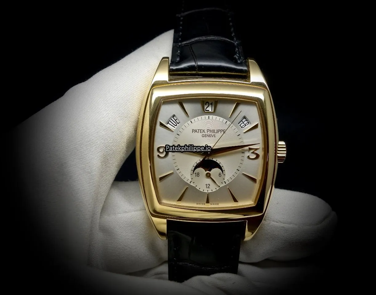 Alternative view of Patek Philippe Gondolo 5135j-001 51x38MM Yellow Gold Case Automatic