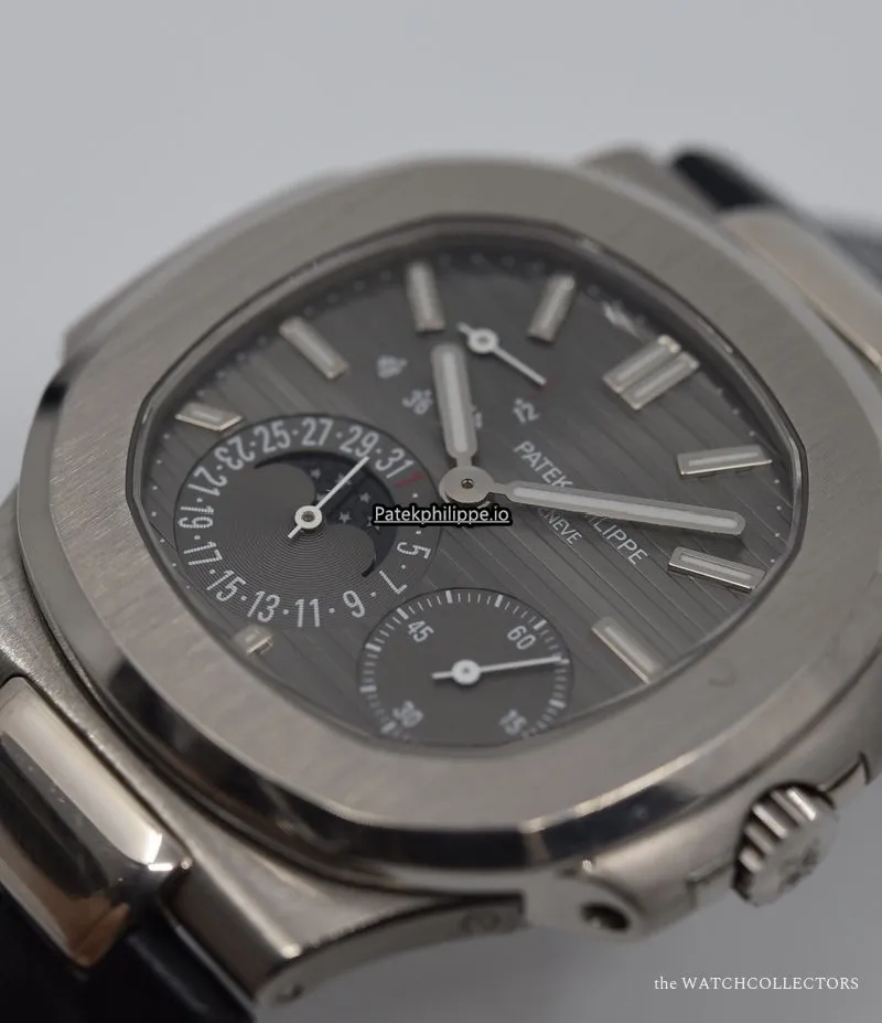 Alternative view of Patek Philippe Nautilus 5712 Wg 40MM White Gold Case Automatic