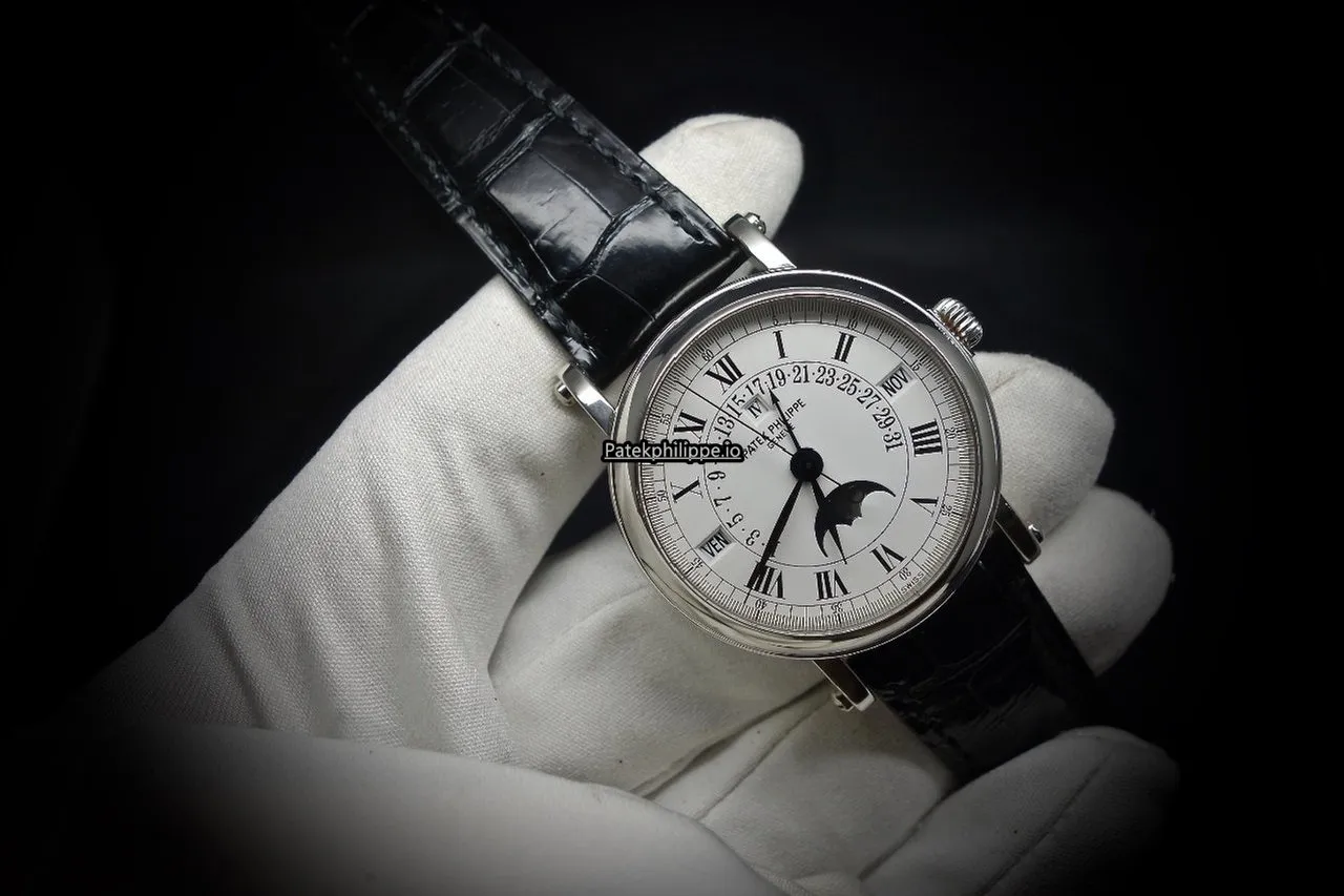 Patek Philippe Perpetual Calendar 5059p-001 36MM Platinum Case Automatic