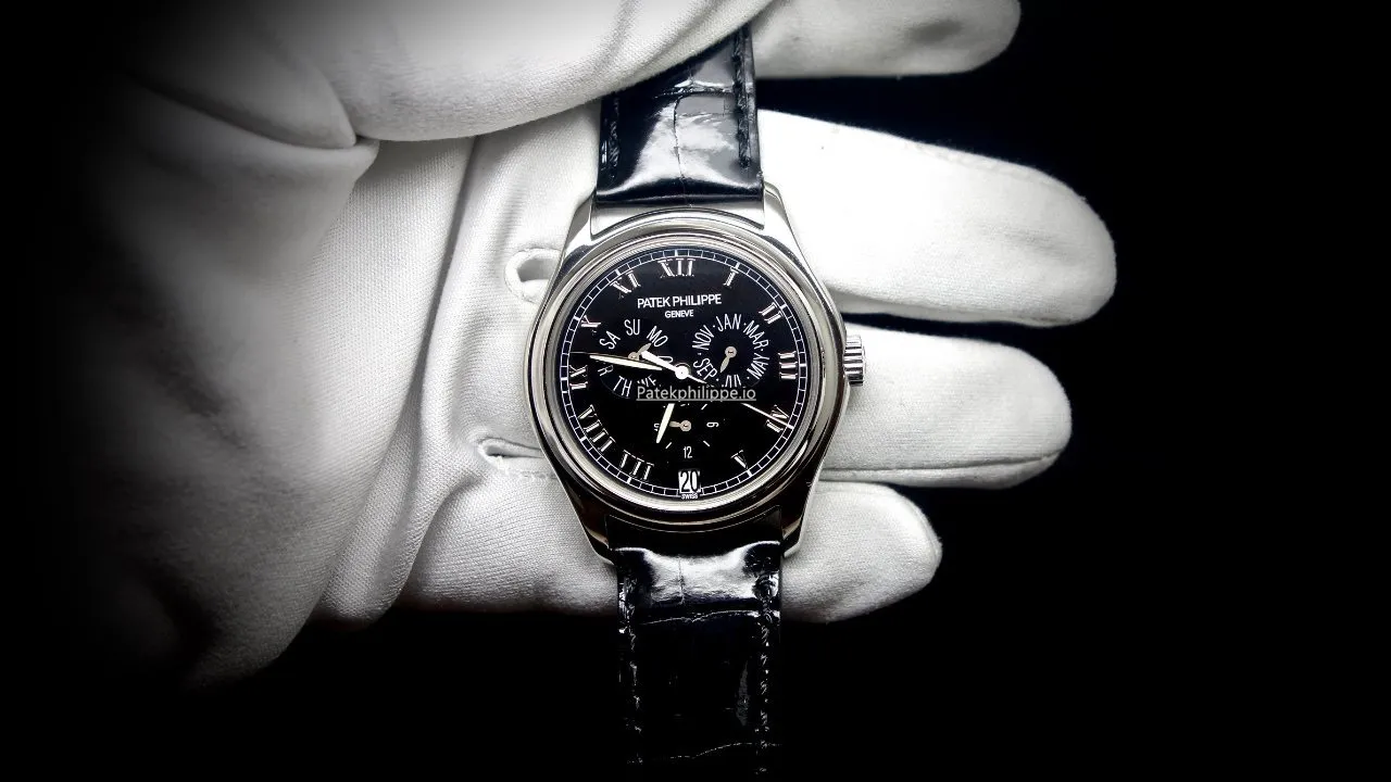 Alternative view of Patek Philippe Annual Calendar 5035p-001 37MM Platinum Case Automatic