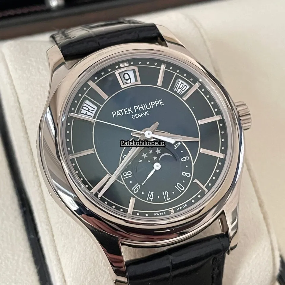 Patek Philippe Annual Calendar 5205g-013 40MM White Gold Case Automatic