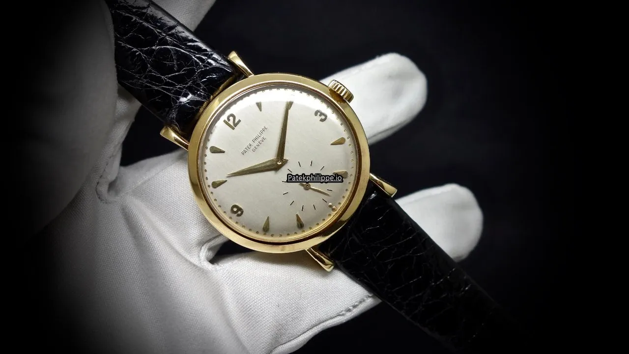 Patek Philippe Calatrava 2459 36MM Yellow Gold Case Manual Winding