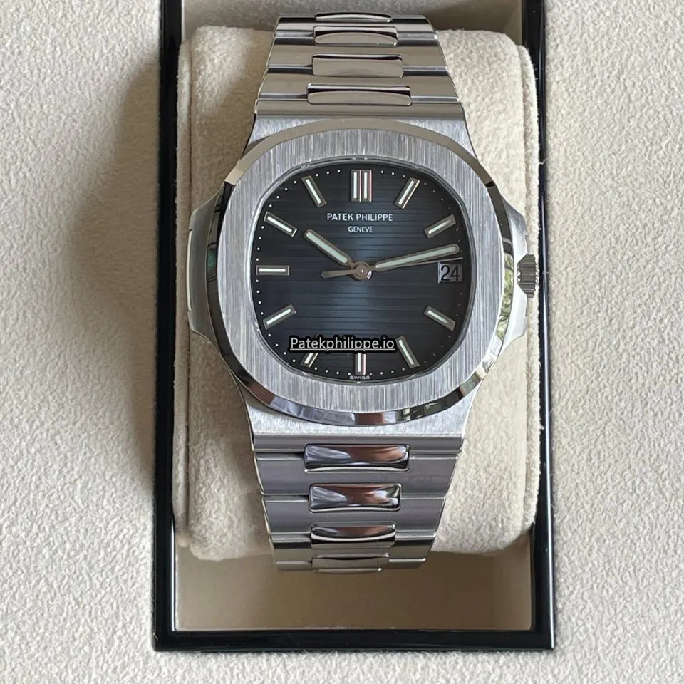 Alternative view of Patek Philippe Nautilus 5711/1a-010 40x38MM Steel Case Automatic