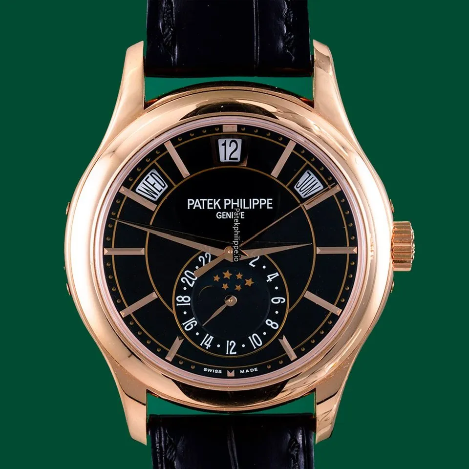 Alternative view of Patek Philippe Annual Calendar 5205r-010 40MM Rose Gold Case Automatic