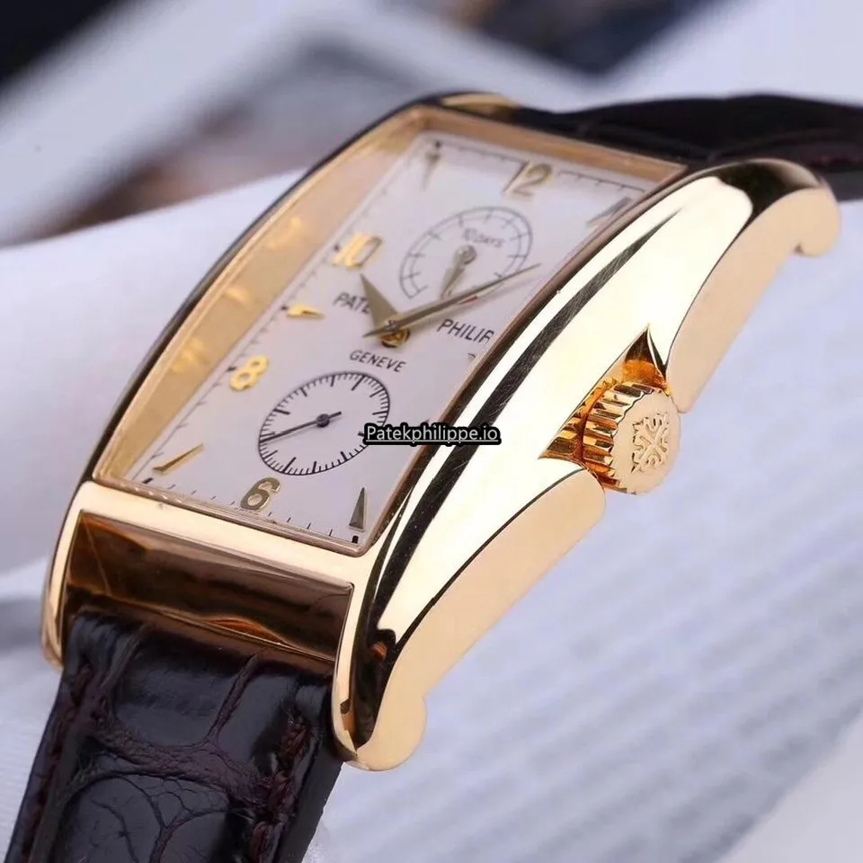 Alternative view of Patek Philippe Gondolo 5100j 34x46MM Yellow Gold Case Manual Winding