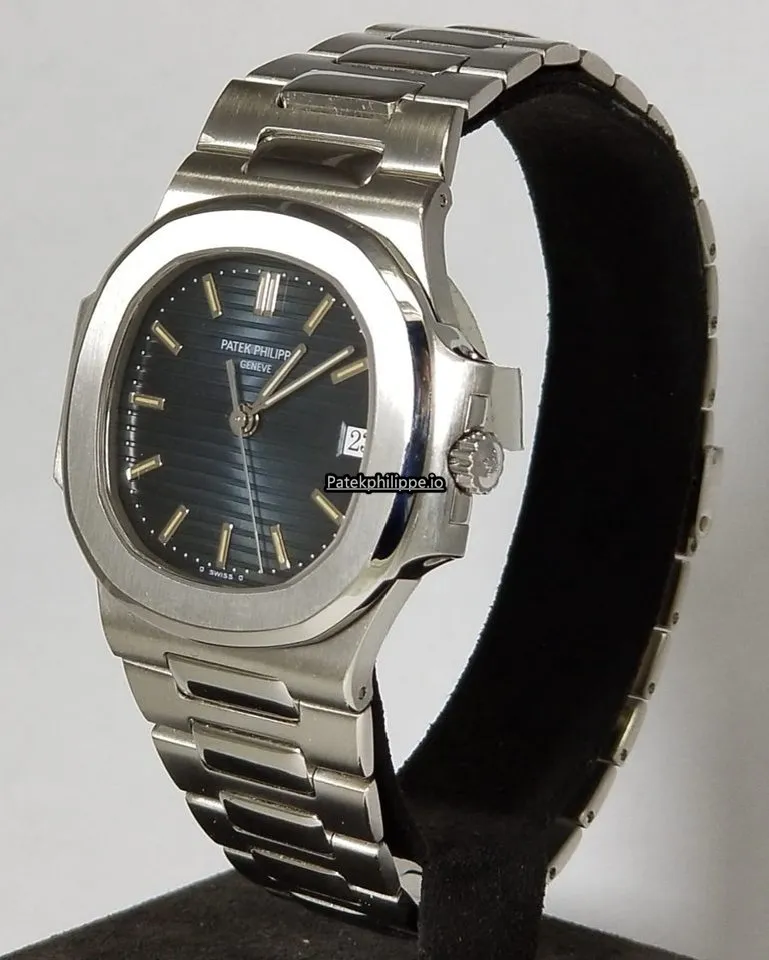 Alternative view of Patek Philippe Nautilus 3800 37MM Platinum Case Automatic