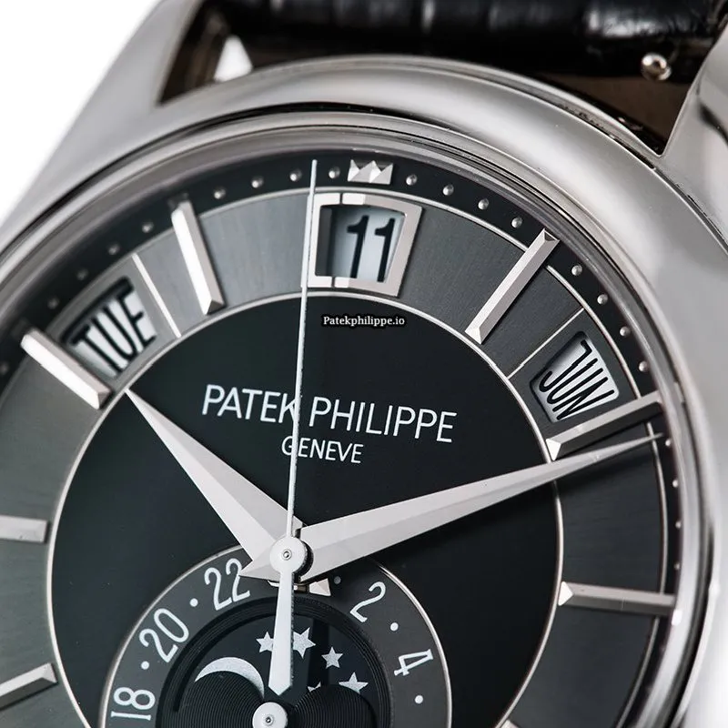 Alternative view of Patek Philippe Annual Calendar 5205g-010 40MM White Gold Case Automatic