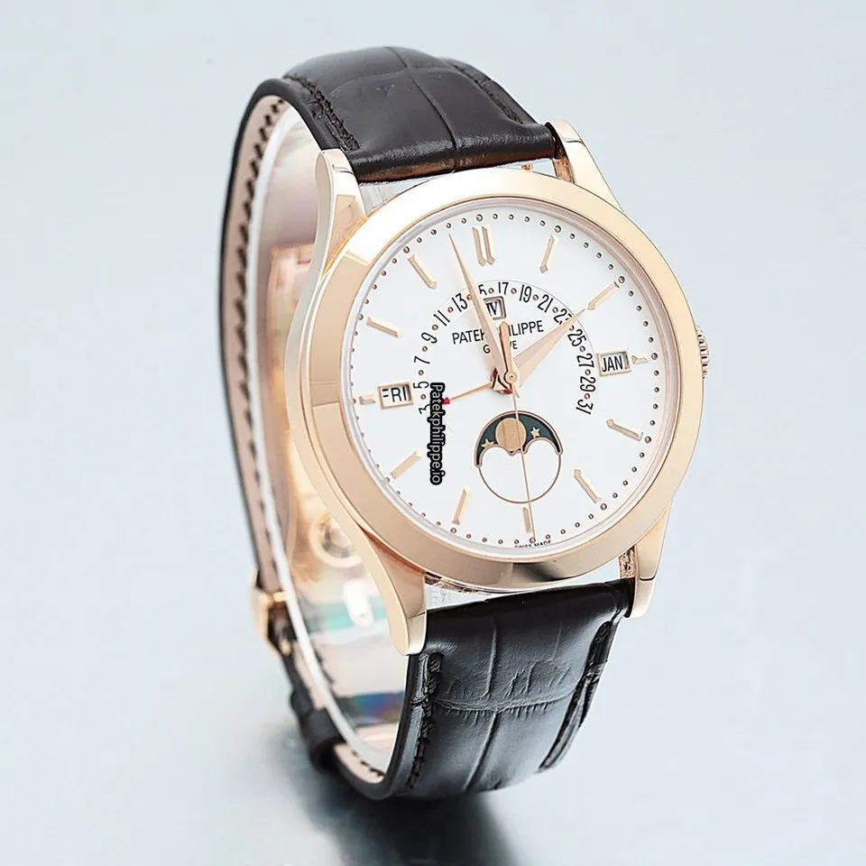 Alternative view of Patek Philippe Perpetual Calendar 5496r-001 39.5MM Rose Gold Case Automatic