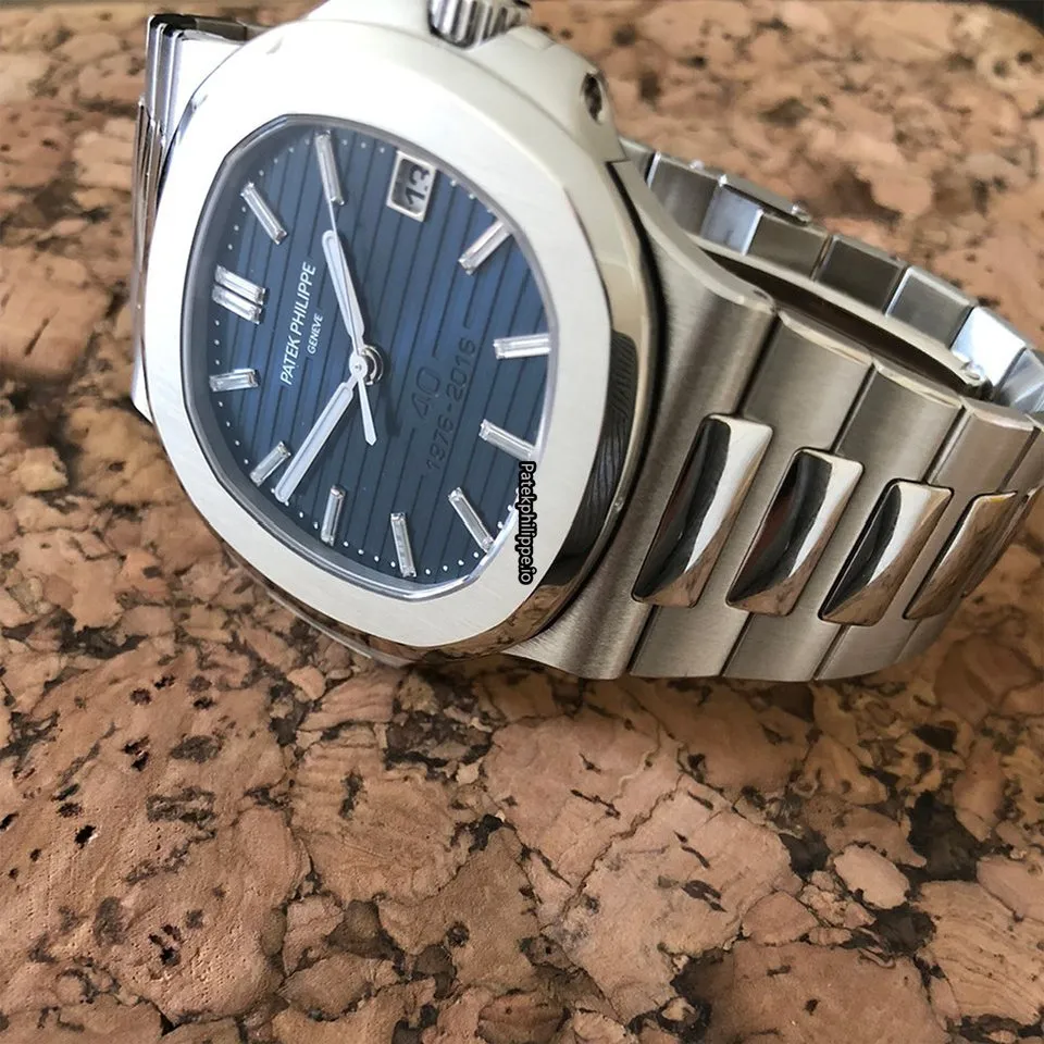 Alternative view of Patek Philippe Nautilus 5711/1p-001 40MM Platinum Case Automatic