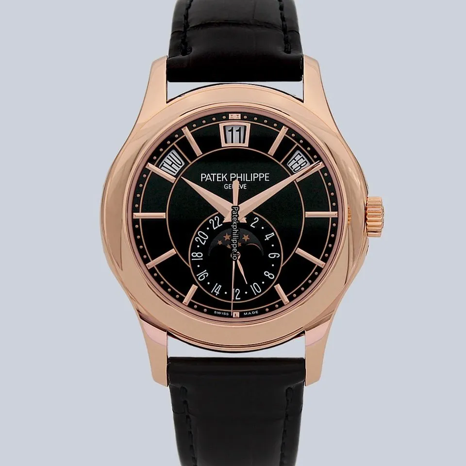 Alternative view of Patek Philippe Annual Calendar 5205r-010 40MM Rose Gold Case Automatic