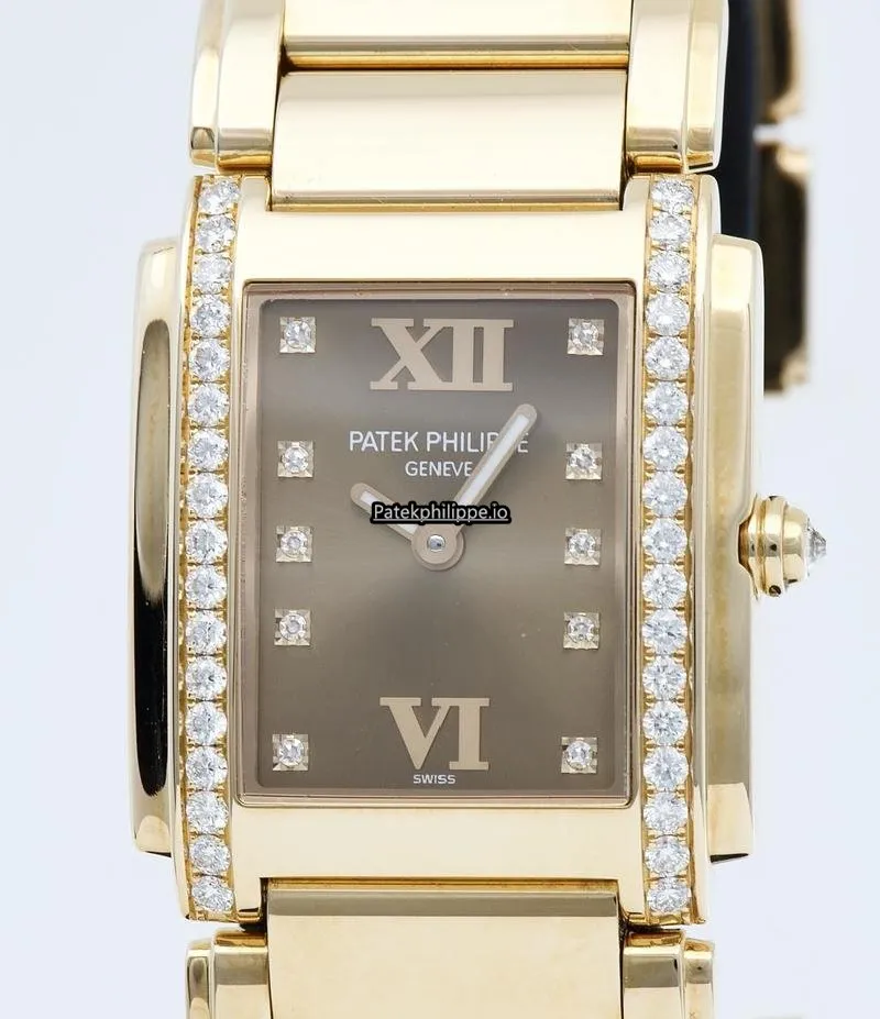 Patek Philippe Twenty-4 4910/11r-010 Rose Gold Case Quartz