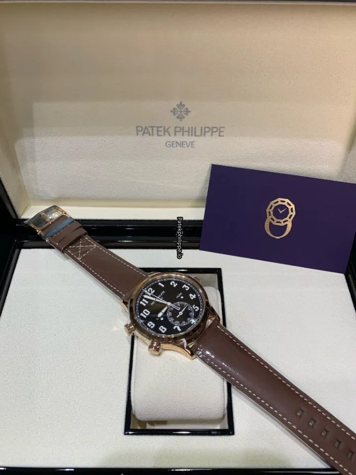 Patek Philippe Travel Time 5524r-001 42MM Rose Gold Case Automatic