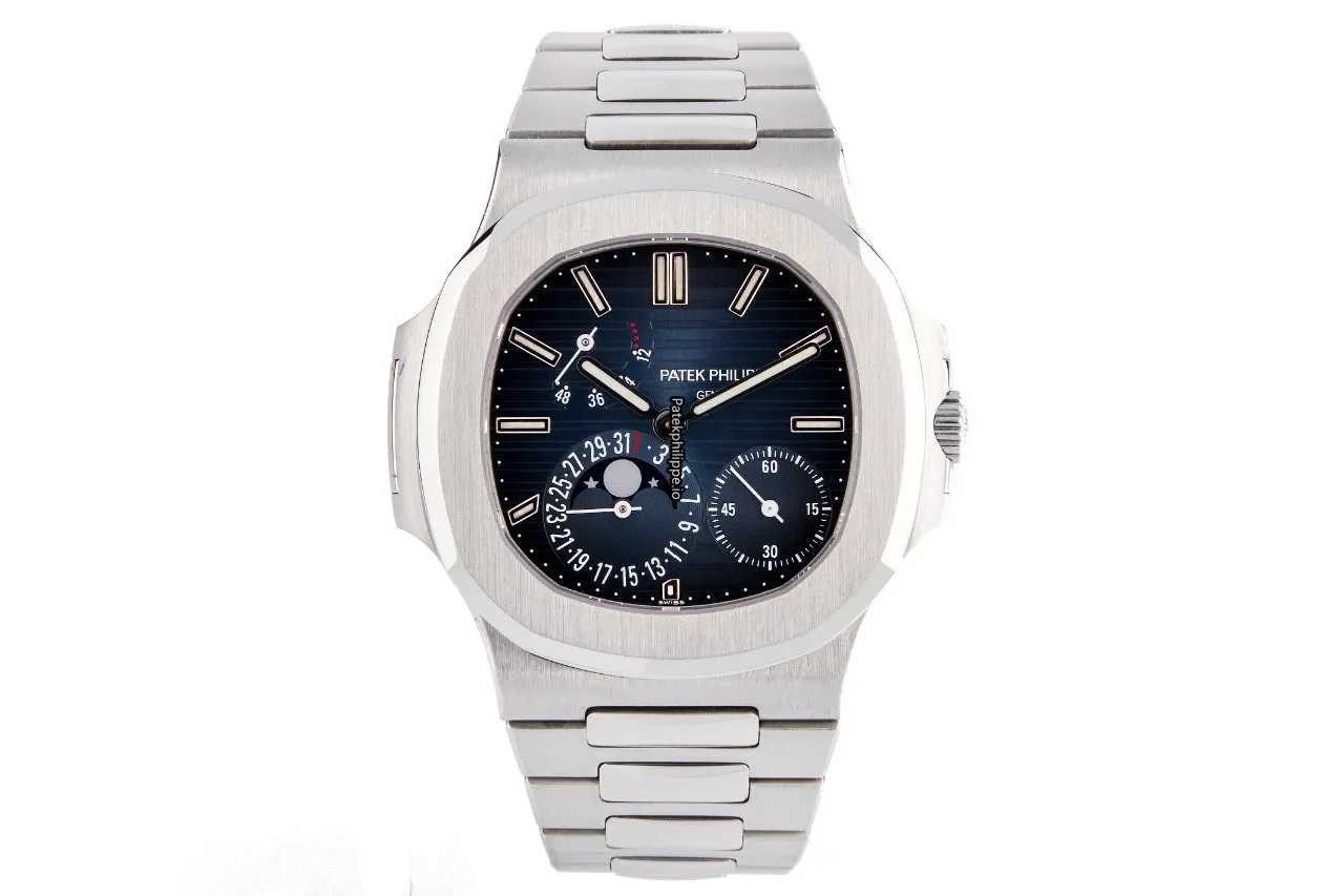 Alternative view of Patek Philippe Nautilus 5712/1a-001 40x38MM Steel Case Automatic
