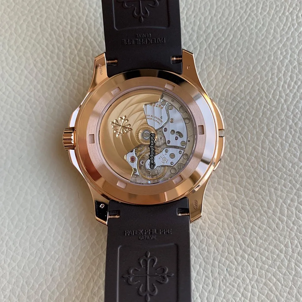 Alternative view of Patek Philippe Aquanaut 5164r-001 40.8MM Rose Gold Case Automatic