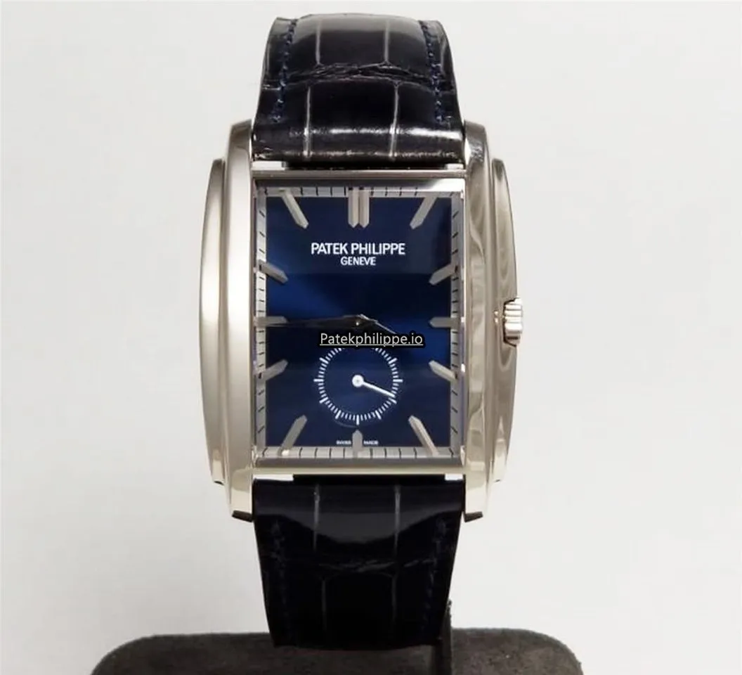 Alternative view of Patek Philippe Gondolo 5124g-011 33.4x43MM White Gold Case Manual Winding